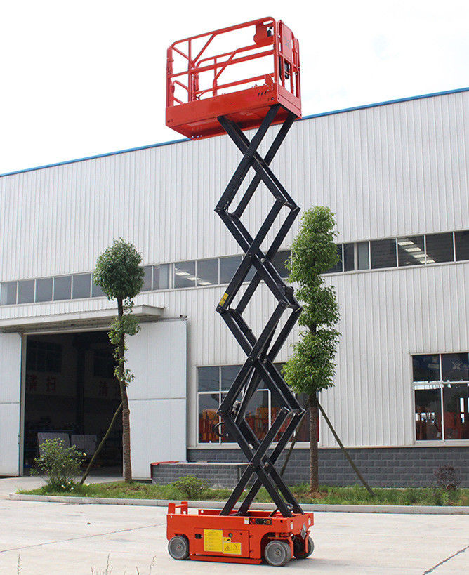 Mini-SeAerial-Arbeits-Scherenhebebühne-kleine Plattform mit hydraulischem Drehenrad